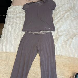 Calvin Klein Dusty Lavender Lounge Set with Branded Waistband